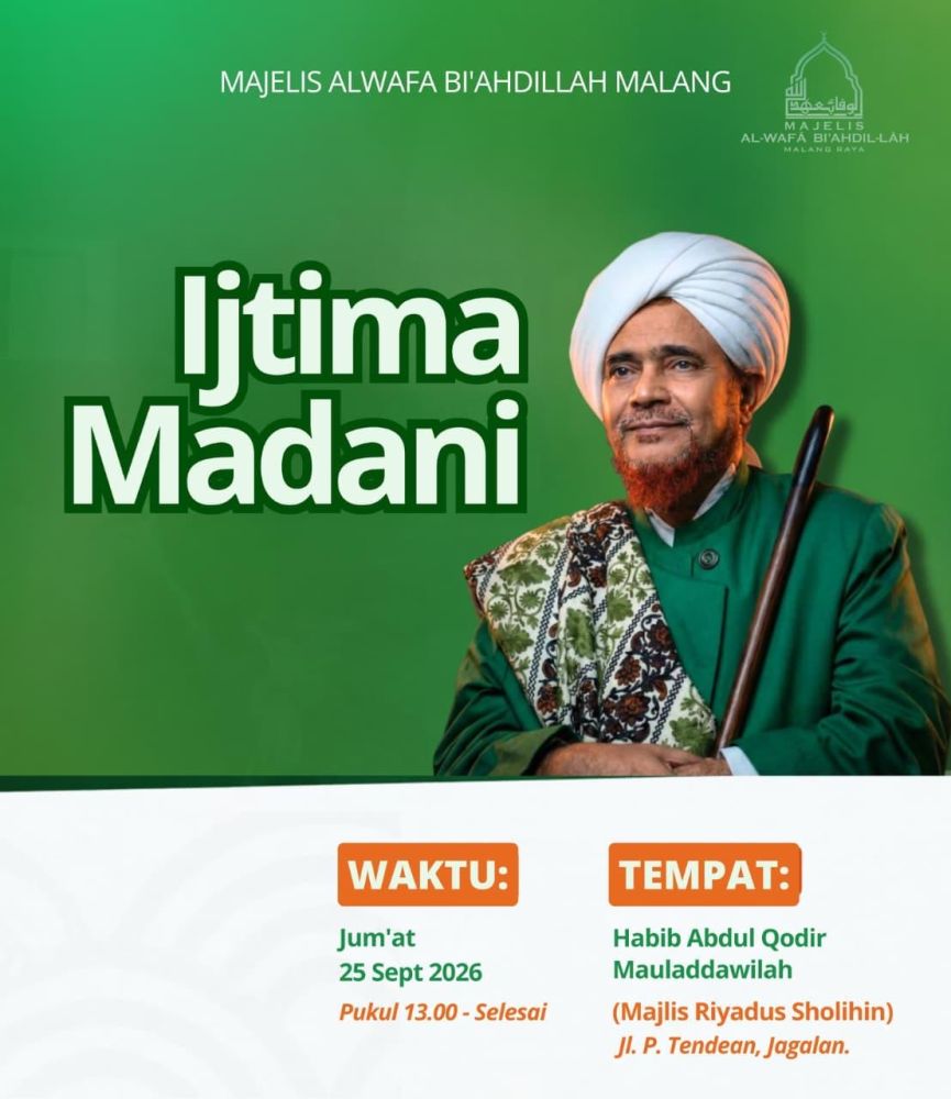 Ijtima Madani Malang Raya Bulan R Tasani